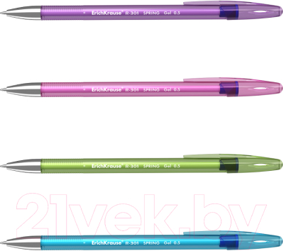 Ручка гелевая Erich Krause R-301 Spring Gel Stick / 53348