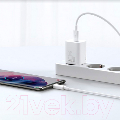 Зарядное устройство сетевое Baseus Super Si 1C Sets 25W / TZCCSUP-L02