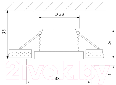 Точечный светильник Elektrostandard 15271/LED 3W BK (черный)