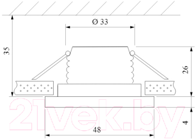 Точечный светильник Elektrostandard 15271/LED 3W WH (белый)