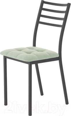 Стул AMC Comfort 4.1.10 (ткань мятный/черный) - фото