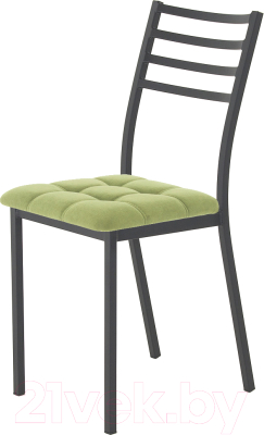 Стул AMC Comfort 4.1.11 (ткань фисташковый/черный) - фото