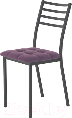 Стул AMC Comfort 4.1.14 (ткань баклажан/черный) - фото