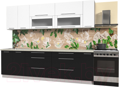 Готовая кухня Интерлиния Мила Пластик 2.7 В - фото