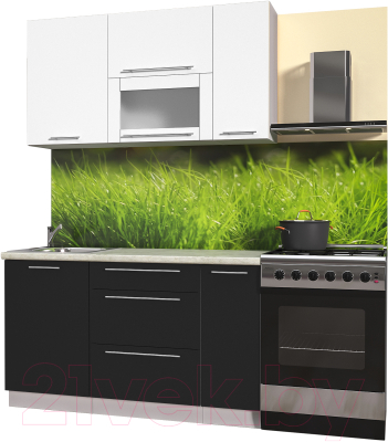 Готовая кухня Интерлиния Мила Пластик 1.4 В - фото