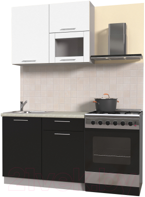 Готовая кухня Интерлиния Мила Пластик 1.0 В - фото