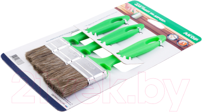 Набор кистей малярных Акор Для работ по дереву - фото