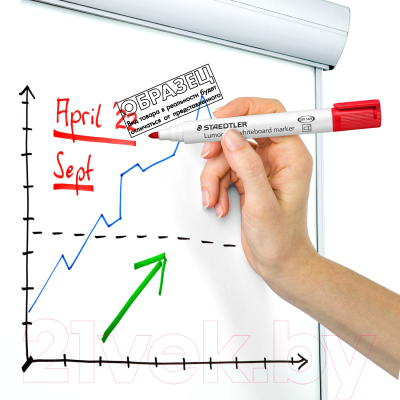 Маркер для доски Staedtler Люмоколор 351-4