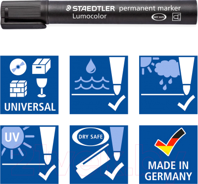 Маркер перманентный Staedtler Люмоколор 352-7