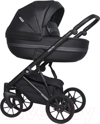 Детская универсальная коляска Riko Basic Delta Ecco 2 в 1 (15/черный) - фото