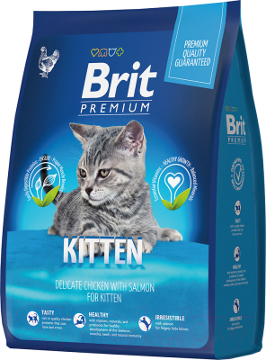Сухой корм для кошек Brit Premium Cat Kitten с курицей / 5049110 - фото
