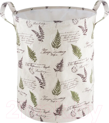 Корзина для белья Рыжий кот Листья TLB-02 / 312193 - фото