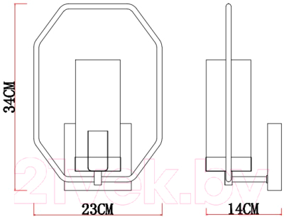 Бра Arte Lamp Celaeno A7004AP-1BK