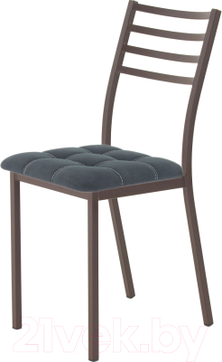 Стул AMC Comfort 4.2.1 (ткань черный/коричневый) - фото