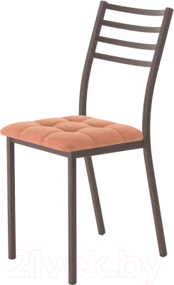 Стул AMC Comfort 4.2.4 (ткань терракот/коричневый) - фото