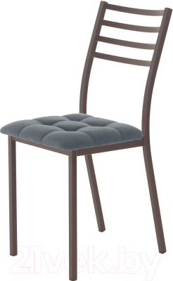 Стул AMC Comfort 4.2.16 (ткань антрацит/коричневый) - фото