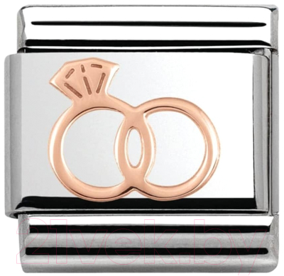 Звено для браслета NominatioN Брачные кольца 430104/13 - фото