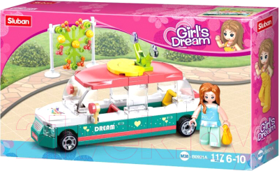 Конструктор Sluban Розовая мечта. Лимузин / M38-B0921A - фото