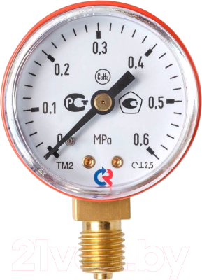 Манометр газовый Редиус 0.6 МПа (10202) - фото