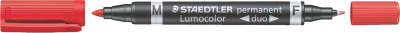 Маркер перманентный Staedtler Люмоколор двусторонний 348-2 - фото
