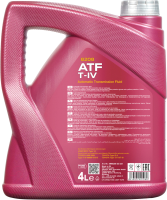 Трансмиссионное масло Mannol ATF T-IV OEM / MN8208-4