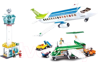 Конструктор инерционный Sluban Авиация / M38-B0930 - фото