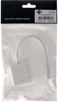 Адаптер ATcom AT1043 MiniDisplayport-HDMI