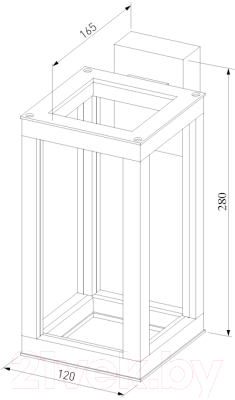 Бра уличное Elektrostandard 1527 Techno Led