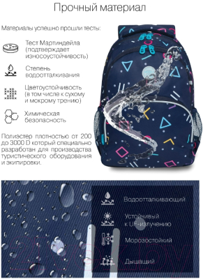 Школьный рюкзак Grizzly RG-260-9