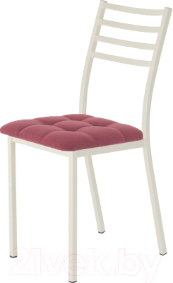 Стул AMC Comfort 4.3.8 (ткань красный/слоновая кость) - фото