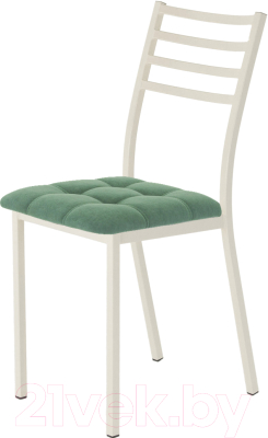 Стул AMC Comfort 4.3.9 (ткань зеленый/слоновая кость) - фото