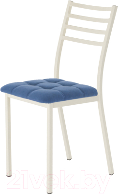 Стул AMC Comfort 4.3.12 (ткань синий/слоновая кость) - фото