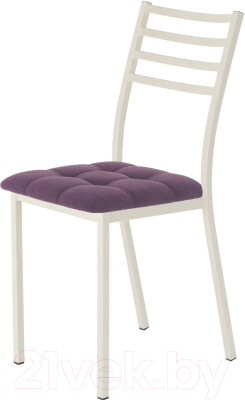 Стул AMC Comfort 4.3.14 (ткань баклажан/слоновая кость) - фото