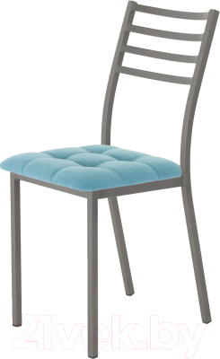 Стул AMC Comfort 4.4.13 (ткань бирюзовый/графит) - фото