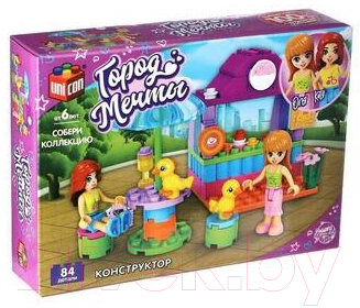 Конструктор Unicon Город мечты. Мини кафе / 5164161