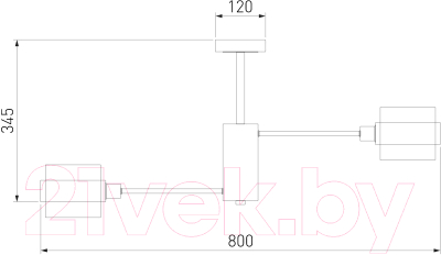 Люстра Евросвет 70127/8 (хром)