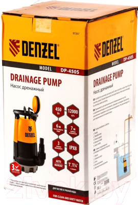 Дренажный насос Denzel DP-450S / 97267