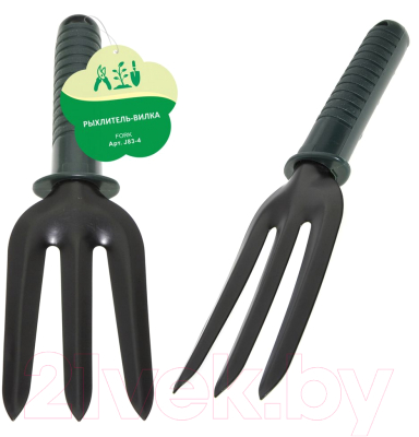 Вилка садовая Мультидом J83-4 (зеленый)