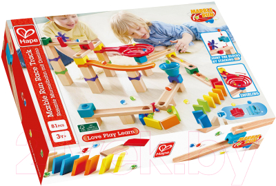 Конструктор кинетический Hape Съезд шариков / E1101_HP - фото