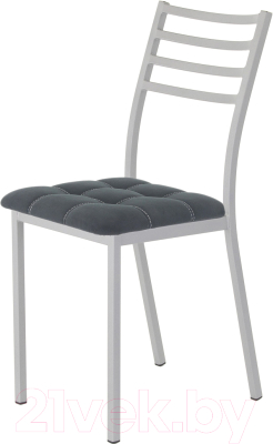 Стул AMC Comfort 4.5.1 (ткань черный/серебристый) - фото