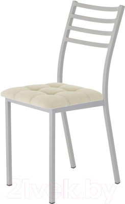 Стул AMC Comfort 4.5.3 (ткань бежевый/серебристый) - фото