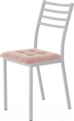 Стул AMC Comfort 4.5.7 (ткань розовый/серебристый) - фото