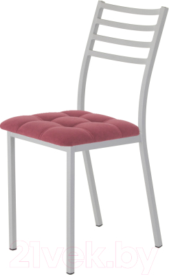 Стул AMC Comfort 4.5.8 (ткань красный/серебристый) - фото