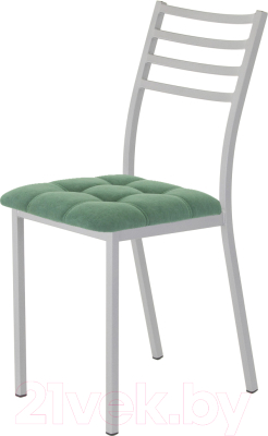 Стул AMC Comfort 4.5.9 (ткань зеленый/серебристый) - фото