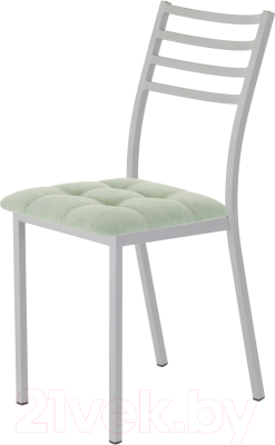 Стул AMC Comfort 4.5.10 (ткань мятный/серебристый) - фото