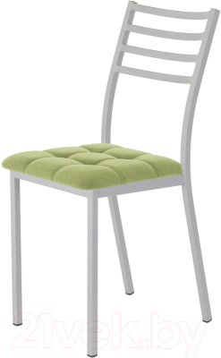 Стул AMC Comfort 4.5.11 (ткань фисташковый/серебристый) - фото