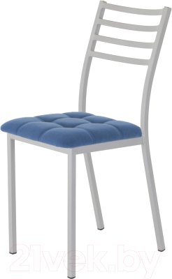 Стул AMC Comfort 4.5.12 (ткань синий/серебристый) - фото