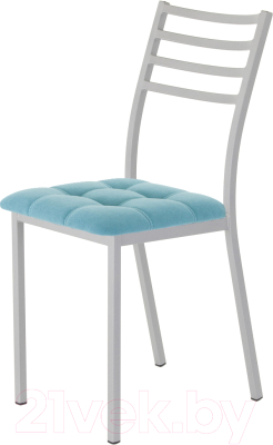 Стул AMC Comfort 4.5.13 (ткань бирюзовый/серебристый) - фото