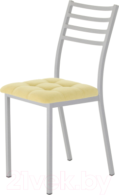 Стул AMC Comfort 4.5.15 (ткань желтый/серебристый) - фото