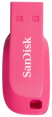 Usb flash накопитель SanDisk Cruzer Blade Electric Pink 16GB (SDCZ50C-016G-B35PE) - фото